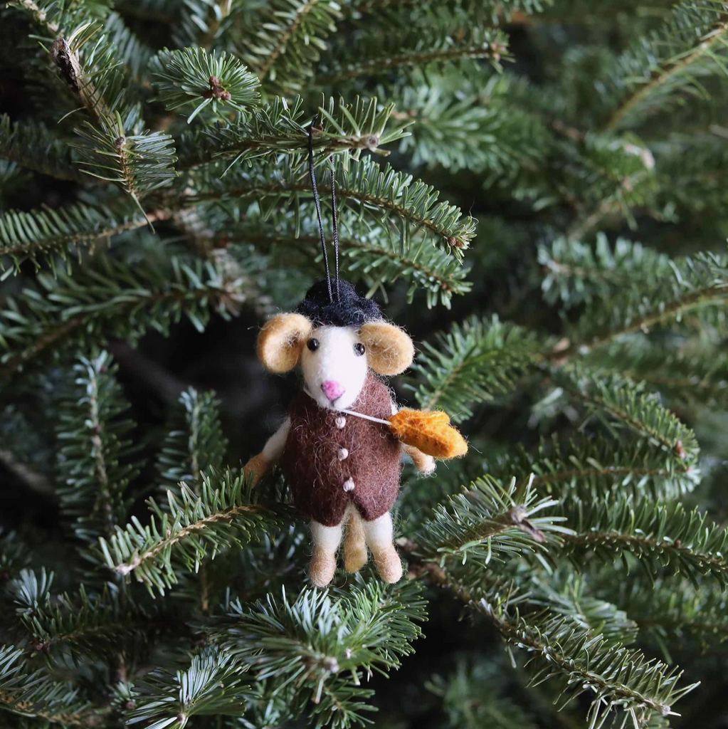 Deer Harbour Design-Felt Ornament-Art & Decor-Mouse-Much and Little Boutique-Vancouver-Canada