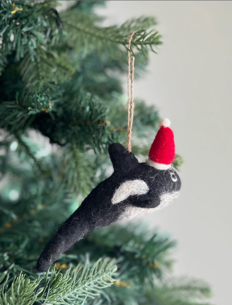 Deer Harbour Design-Felt Ornament-Art & Decor-Santa Orca-Much and Little Boutique-Vancouver-Canada